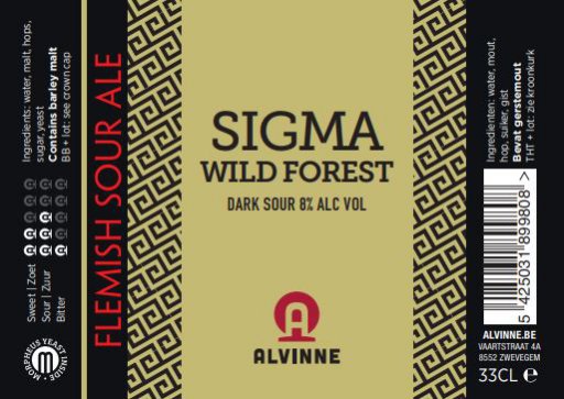 Sigma Wild Forest 33 cl - Alvinne Webshop