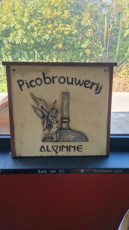 Original Alvinne Advertising Sign Original Alvinne Advertising Sign